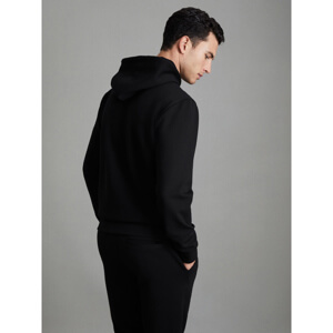 REISS FABIEN Interlock Jersey Drawstring Hoodie